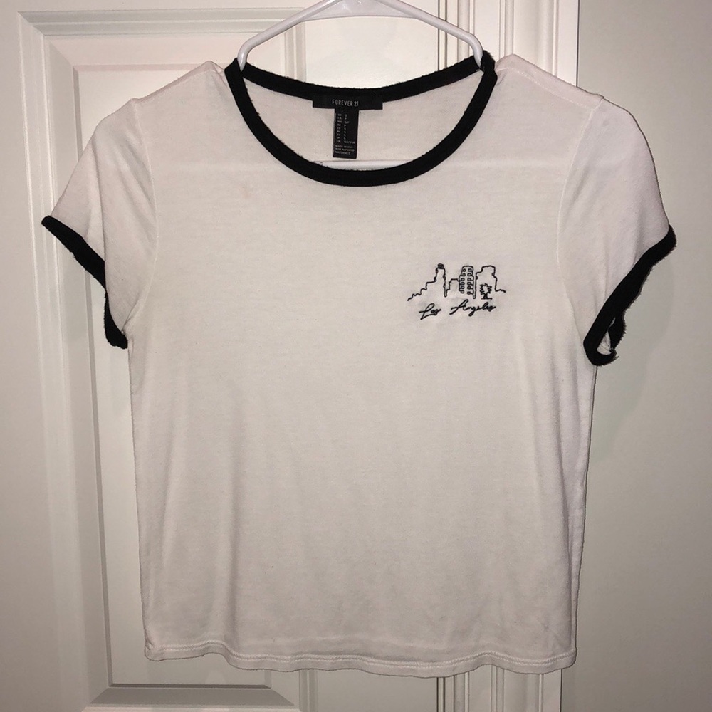 Forever 21 Embroidered T-shirt